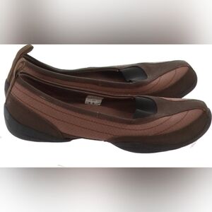 Lands' End Terrain Ballet Brown Slip-On Shoes